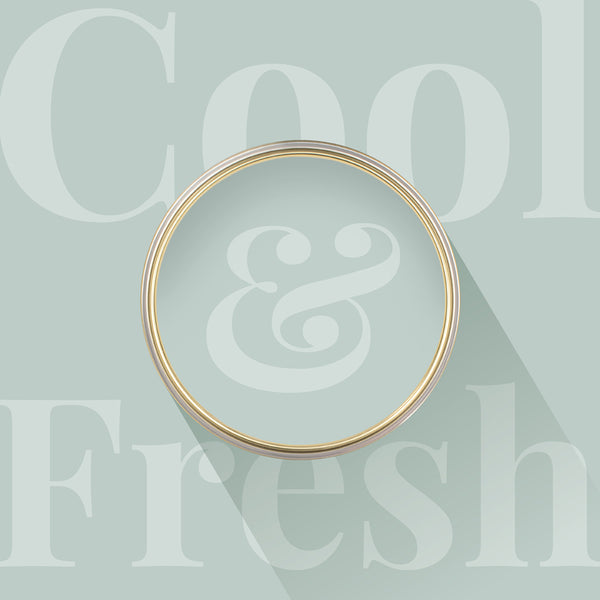 Overhead shot of a tin of Crystal Waters from Zhoosh Paints.