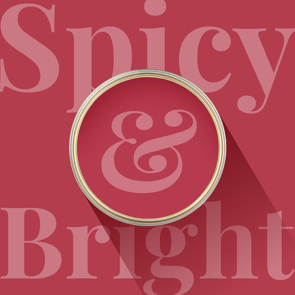 Overhead shot of a tin of Moroccan Market from Zhoosh Paints.